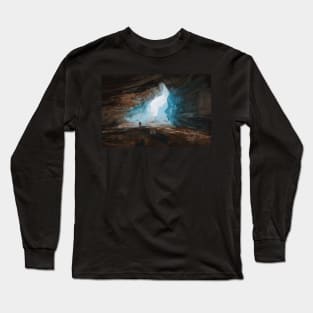 The Cave of the woman shape Long Sleeve T-Shirt